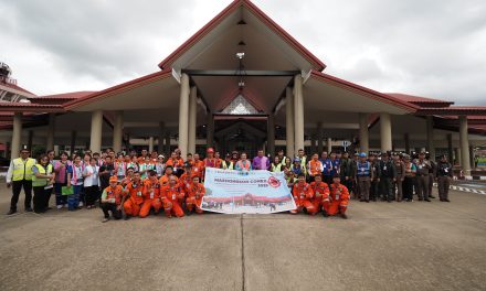ท่าอากาศยานแม่ฮ่องสอนจัดการฝึกซ้อมแผนเผชิญเหตุเต็มรูปแบบ