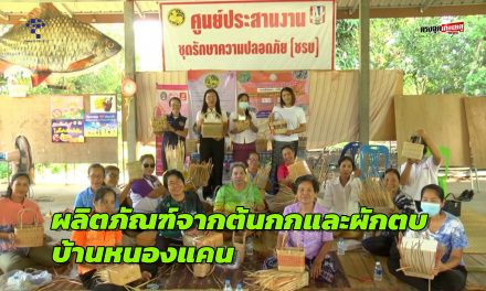 สกลนคร ผลิตภัณฑ์จากต้นกกและผักตบชวาอันทรงคุณค่าของกลุ่มผู้สูงอายุบ้านหนองแคน