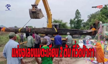 อุทัยธานี ชาวบ้านแห่ขอโชค แม่ตะเคียน 2 ต้น ที่วัดป่าคา