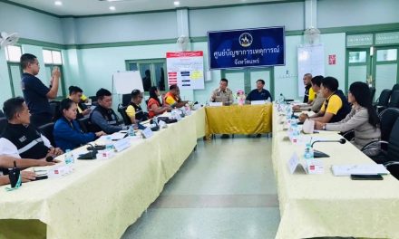 รองผู้ว่าแพร่ “ประชุม” คณะทำงานติดตามสถานการณ์อุทกภัย น้ำป่าไหลหลาก และดินถล่มฯ