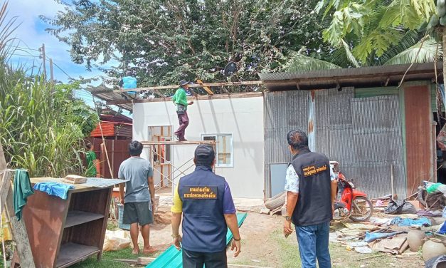 สจ.ณัฐชนนท์ พรรัตนอนันต์ เขต 2 อ.เมืองแพร่ “ติดตาม” โครงการช่วยเหลือผู้ด้อยโอกาสในการสร้างที่พักอาศัยฯ