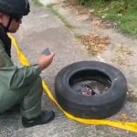 นครนายก – ชาวบ้านแตกตื่นพบวัตถุคล้ายระเบิด รีบแจ้งตำรวจ