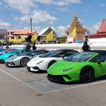 สกลนคร คาราวานซูเปอร์คาร์ Lamborghini Bangkok บุกเมืองสกลฯ ส่งเสริมท่องเที่ยวและเศรษฐกิจอีสาน