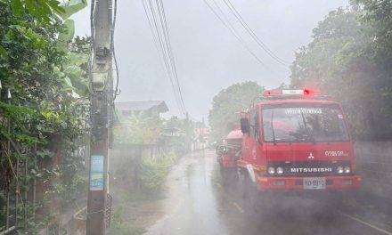 แพร่ ไฟไหม้หม้อมิเตอร์ไฟฟ้า ม.2 ต.ช่อแฮ อ.เมืองแพร่ สามารถระงับเหตุควบคุมเพลิงไม่ให้ลุกลามได้