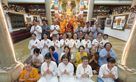 คณะสงฆ์เวียดนาม–ไทย จ.ปทุมธานี ร่วมถวายพระราชกุศลแด่สมเด็จพระพันปีหลวง