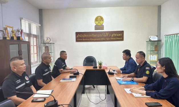 สำนักจัดการทรัพยากรป้าไม้ที่ 3 สาขาแพร่ ร่วมกับ กองอำนวยการรักษาความมั่นคงภายในจังหวัดแพร่ จัดประชุมเตรียมความพร้อมการแก้ไขปัญหาหมอกควันไฟป่า ปี 2568