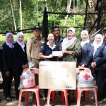 เหล่ากาชาดจังหวัดพังงา ลงพื้นที่เยี่ยมผู้ประสบอัคคีภัย ในพื้นที่อำเภอเกาะยาว