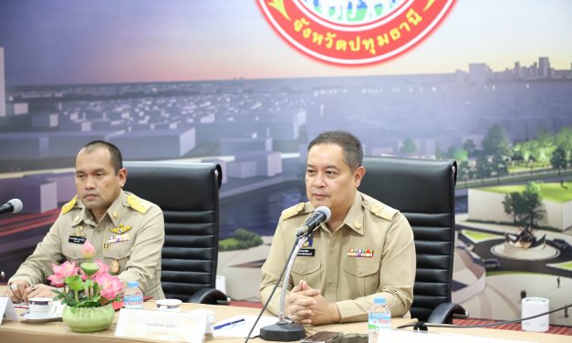 ปทุมธานี ผู้ว่าฯ เอกวิทย์จับมือนายกแจ๊ส เร่งแก้ปัญหาน้ำท่วมขังในพื้นที่ปทุม