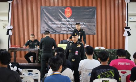 รองผู้บัญชาการมณฑลทหารบกที่ 34  ตรวจเยี่ยมการคัดเลือกทหารกองเกินเข้ารับราชการทหารกองประจำการ โดยวิธีร้องขอฯ (กรณีพิเศษ) ด้วยระบบออนไลน์ ปี 2569