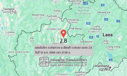 พะเยา แผ่นดินไหวเหนือสะเทือน! รอยเลื่อนพะเยาขยับ พื้นที่เชียงคำ–ภูซาง–จุน รับแรงสั่น 2.8 ริกเตอร์