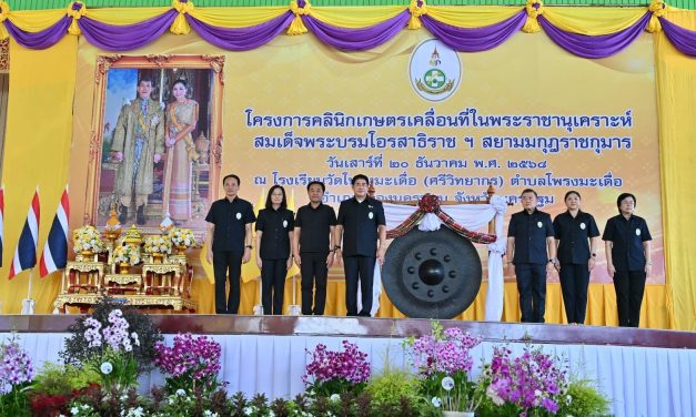 นครปฐม รองนายกรัฐมนตรี และรัฐมนตรีว่าการกระทรวงเกษตรและสหกรณ์ เปิดงานโครงการคลินิกเกษตรเคลื่อนที่ในพระราชานุเคราะห์