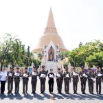 ตำรวจ นครปฐม  เปิดตัวโครงการ “ นครปฐม 1 หมวก 1 น้ำใจ พิทักษ์ภัยทางถนน ”