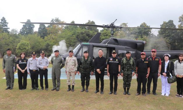 รองผู้ว่าฯ จ.แม่ฮ่องสอน เป็นประธานในพิธีตรวจความพร้อมชุดปฏิบัติการดับไฟป่า หมอกควัน และฝุ่นละอองขนาดเล็ก