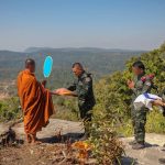 กาญจนบุรี พิธีเก็บดินสมรภูมิทหารกล้า ณ สมรภูมิเนิน 677