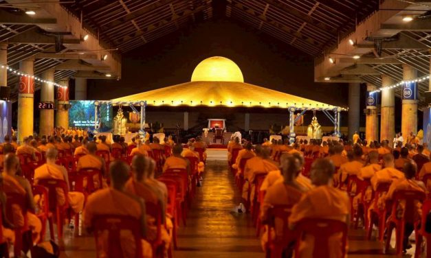 วัดพระธรรมกายจัดกิจกรรมตักบาตรพระ 3,000รูป ต้อนรับศักราชใหม่ 2569