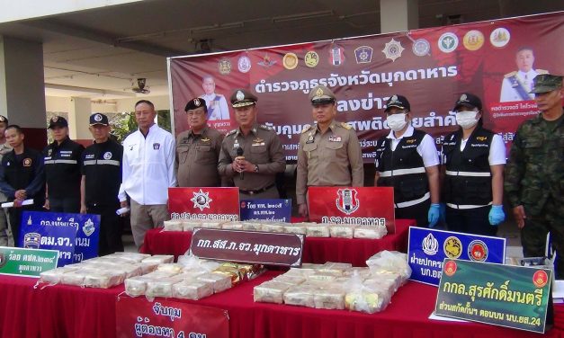 มุกดาหาร  ตำรวจจับกุมวัยรุ่นเตรียมส่งยาไอซ์ 50 กก เข้ากรุงเทพ
