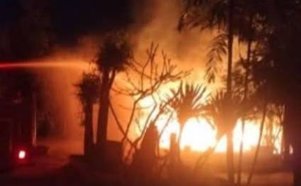 ​พะเยา ไฟไหม้ วอดทั้งหลัง คาดไฟฟ้าลัดวงจร