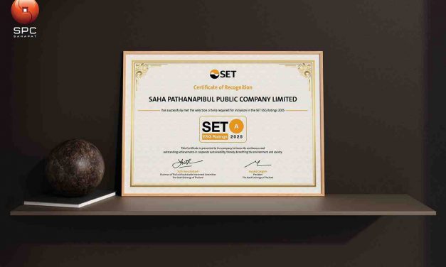 สหพัฒนพิบูล ได้รับการจัดอันดับ SET ESG Ratings ปี 2568 ตอกย้ำการดำเนินธุรกิจอย่างยั่งยืนตามมาตรฐานตลาดทุนไทย