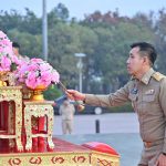 รองผู้ว่าราชการจังหวัดนครปฐมคนใหม่ สักการะสิ่งศักดิ์สิทธิ์ในจังหวัด เพื่อความเป็นสิริมงคลก่อนปฏิบัติหน้าที่