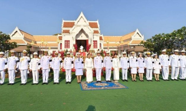 พิษณุโลก กองบัญชาการช่วยรบที่ 3 ร่วมพิธีบวงสรวงดวงพระวิญญาณ สมเด็จพระนเรศวรมหาราช
