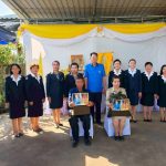 ผู้ว่าแพร่ ปธ.พิธีเชิญสิ่งของพระราชทาน มอบให้กับผู้ประสบอัคคีภัย อ.หนองม่วงไข่