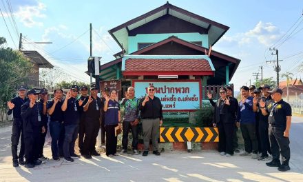 แพร่ ชุมชนปลอดภัย! ทต.เด่นชัย ต้อนรับคณะดูงานจากทต.บ้านเพฯ เรื่องความปลอดภัยทางถนน ที่หมู่ที่ 1 หมู่ที่ 10 ต.เด่นชัย