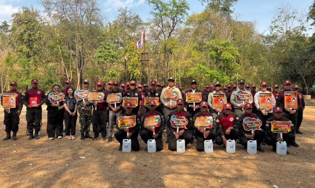 กาญจนบุรี -รองอธิบดีกรมอุทยานฯ ลงพื้นที่ สบอ.3 (บ้านโป่ง) มอบนโยบายเข้ม และรุดตรวจเยี่ยมให้กำลังใจเจ้าหน้าที่ด่านหน้าสกัดไฟป่า