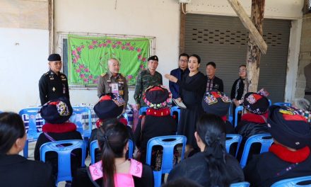 พะเยา ศูนย์ประสานงาน โครงการอันเนื่องมาจากพระราชดำริ เขตพื้นที่ มณฑลทหารบกที่ 34 ติดตามผลงานของสมาชิกศูนย์/โครงการส่งเสริมศิลปาชีพในพื้นที่พะเยา  