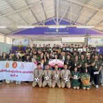 ตาก ผู้เข้ารับการอบรมหลักสูตรพัฒนาสัมพันธ์ระดับผู้บริหาร กองทัพภาคที่ 3 รุ่นที่ 7  จัดกิจกรรมจิตอาสาเพื่อความมั่นคง  ทำแนวกันไฟป่ารอบ   โรงเรียน