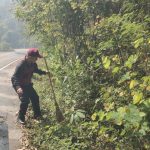 แพร่ ทต.ช่อแฮ สั่งให้งานป้องกัน เข้าดับไฟป่า เกรงลุกลาม ลดภาวะหมอกควัน