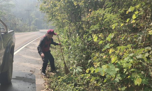 แพร่ ทต.ช่อแฮ สั่งให้งานป้องกัน เข้าดับไฟป่า เกรงลุกลาม ลดภาวะหมอกควัน