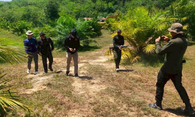 พังงา ชุดปฏิบัติการพิเศษฝ่ายปกครองเอราวัณ ตรวจสอบการบุกรุกพื้นที่ป่าแจ้ง