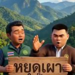 กาญจนบุรี – สุดเจ๋ง อนุสรณ์ สง่าแสง นอภ.ทองผาภูมิ จังหวัดกาญจนบุรี กับการประชาสัมพันธ์ด้วย AI ให้ความรู้ทั่วไปห้ามเผา