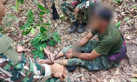 ปราจีนบุรี  พรานไม้หอมถูกจับกลางป่าเขาใหญ่พร้อมอุปกรณ์-ยาบ้า-ยาไอซ์ โดดหนีลงคลองกลางเขาใหญ่