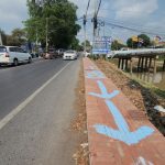 อยุธยา วุ่นก่อนสงกรานต์! มือดีพ่นสเปรย์ “จองแล้ว” ยาวกว่า 300 เมตร คูคลองเมือง ทำเมืองสกปรก ไร้ระเบียบ