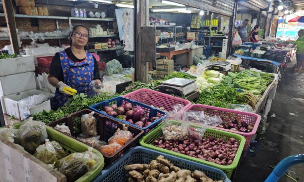 พังงา ราคาพืชผัก ของแห้งขยับราคาแรงขึ้น สาเหตุจากสงครามตะวันออกกลางยืดเยื้อ พ่อค้า แม่ค้า หวั่นกระทบระยะยาว