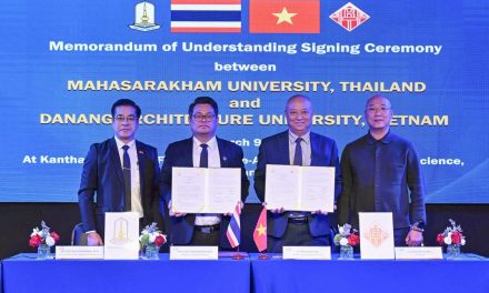 มหาสารคาม มมส จับมือ DAU เวียดนาม ลงนามต่ออายุความร่วมมือทางวิชาการ มุ่งยกระดับวิชาการและวิจัย 5 ปี