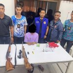 ฝ่ายปกครองเมืองพังงาบุกจับชายวัย 46 ปี ครอบครองยาบ้า–อาวุธปืนผิดกฎหมาย