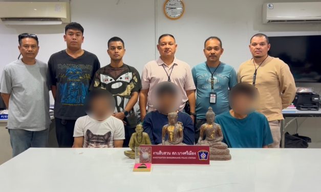 นนทบุรี รวบแก๊งทุบกระจกบ้านผู้สมัคร ส.ท. ยืนยันไม่เอี่ยวการเมือง รับขโมยพระขายหาเงินซื้อยาบ้า