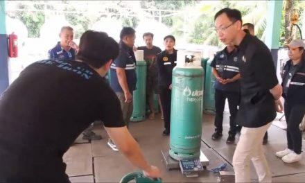 สกลนคร คุมเข้ม ตรวจสถานีบริการน้ำมันเชื้อเพลิง-แก๊ส-จุดชาร์จ EV