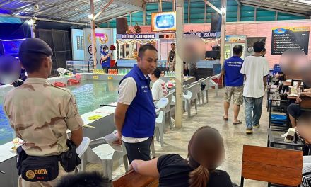 อยุธยา ปกครองกรุงเก่าเข้ม บุกจับร้านบ่อตกกุ้ง เปิดเล่นพนันคู่คี่โจ๋งครึ่ม