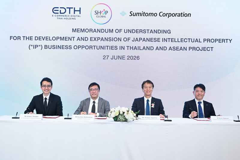 เครือสหพัฒน์ จับมือ ซูมิโตโม รุกตลาดคอนเทนต์และ IP ญี่ปุ่นในไทย-อาเซียน