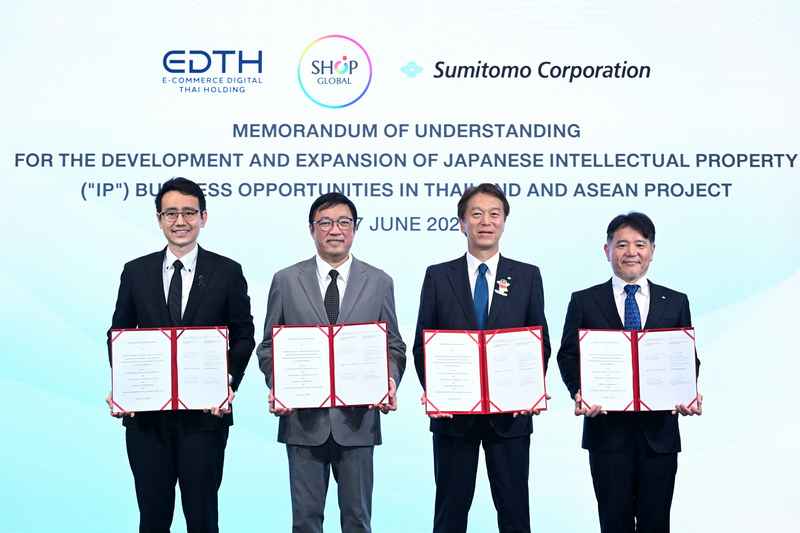 เครือสหพัฒน์ จับมือ ซูมิโตโม รุกตลาดคอนเทนต์และ IP ญี่ปุ่นในไทย-อาเซียน