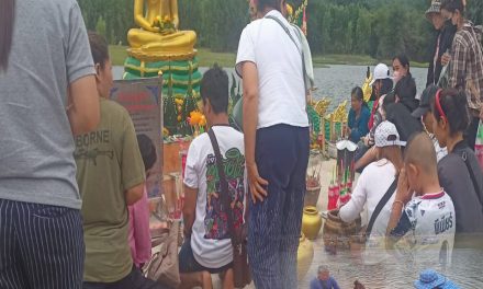 สกลนคร สายมูห้ามพลาดแห่ขอโชคปู่ศรีสุพรรณนาคราช เผยเห็นองค์ขึ้นจะจะ