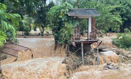 เกิดฝนตกอย่างหนัก ในตัวเมืองแม่ฮ่องสอน น้ำป่าไหลหลากในเขตเทศบาลเมือง ถนนเสียหายยับเยิน รวมไปถึงพื้นที่สวนของราษฎร
