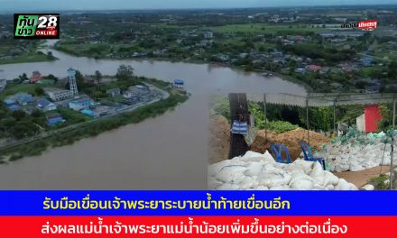 อ่างทอง ระทึกเตรียมรับมือเขื่อนเจ้าพระยาระบายน้ำท้ายเขื่อนอีกส่งผลแม่น้ำเจ้าพระยาแม่น้ำน้อยเพิ่มขึ้นอย่างต่อเนื่อง  ด้านหน่วยงานระดมตั้งเครื่องสูบน้ำ 