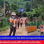 แม่ฮ่องสอน ฝ่ายปกครองอำเภอขุนยวม ร่วมกับทหารพราน ร้อย.3604 เขตรักษาพันธุ์สัตว์ป่าดอยเวียงหล้า คณะครูและนักเรียน รวมไปถึงชาวบ้าน ทำความสะอาดโรงเรียนบ้านแม่สะเป่ใต้ หลังน้ำท่วมโรงเรียน