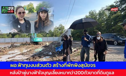 ปทุมธานี ผอ.ฟ้าทุ่มงบส่วนตัว สร้างที่พักพิงสุนัขจร หลังป้าพู่นางฟ้าใจบุญเลี้ยงหมากว่า200ตัวขาดที่ดินดูแลพร้อมสร้างที่อยู่ให้ผู้สูงอายุถูกทอดทิ้ง