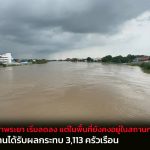 อ่างทอง สถานการณ์ลุ่มน้ำเจ้าพระยาไหลผ่านจังหวัดอ่างทองเริ่มลดลงแต่ในพื้นที่ยังคงอยู่ในสถานการณ์วิกฤต  ล่าสุดชาวบ้านได้รับผลกระทบ 3,113 ครัวเรือน